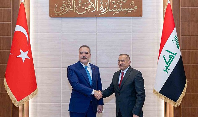 Bakan Fidan, Irak Ulusal Güvenlik Müsteşarı Abbudi ile bir araya geldi