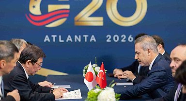 Bakan Fidan, Japon mevkidaşı Motegi ile bir araya geldi