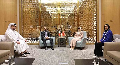 Bakan Göktaş, Singapur, Katar, Umman, Suudi Arabistan ve Bahreynli mevkidaşlarıyla bir araya geldi