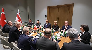 Bakan Güler, Azerbaycanlı ve Gürcistanlı mevkidaşlarıyla bir araya geldi
