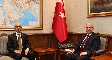Bakan Güler, Bakan Uraloğlu ile görüştü