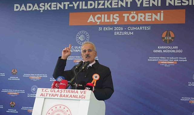 Bakan Uraloğlu Erzurum'da açıkladı: Ulaşım altyapısına 168 milyar liralık dev yatırım