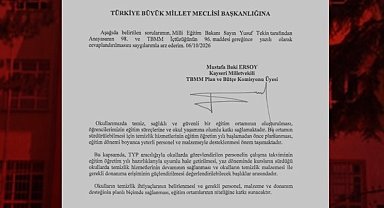 Baki Ersoy'dan okullarda temizlik hizmetleri için soru önergesi
