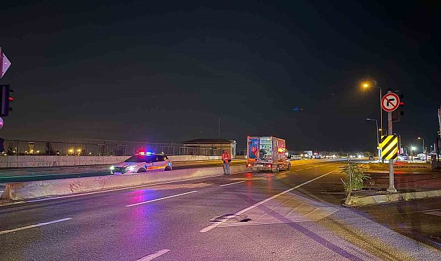 Bakırköy'de otomobile arkadan çarpan motosiklet sürücüsü hayatını kaybetti