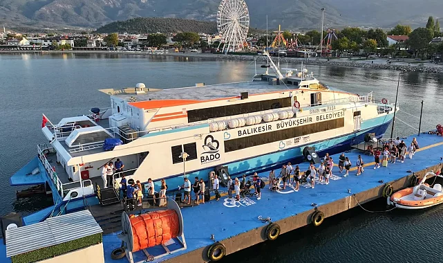 Balıkesir Deniz Otobüsü sezonu tamamladı