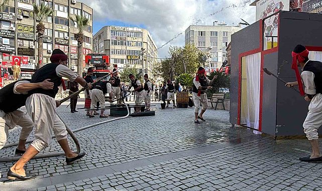 Balıkesir İtfaiyesi, itfaiye teşkilanın kuruluşunun 306. yılını Edremit'te kutladı