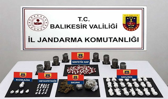 Balıkesir'de 13 ilçede uyuşturucu operasyonu; 46 şüpheliye gözaltı