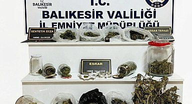 Balıkesir'de uyuşturucu operasyonu: 2 şahsa gözaltı