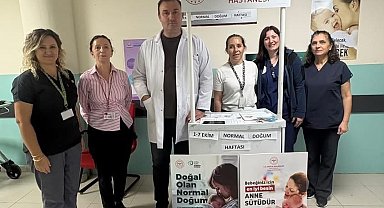 Bandırma'da anne adaylarına normal doğum bilgilendirmesi