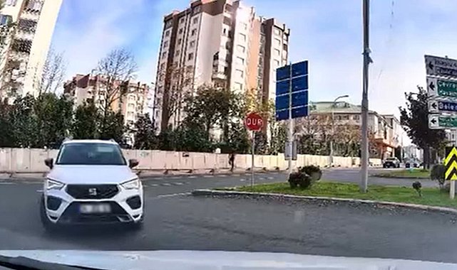 Başakşehir'de ters yöne dönmekte ısrarcı olan sürücüye ceza