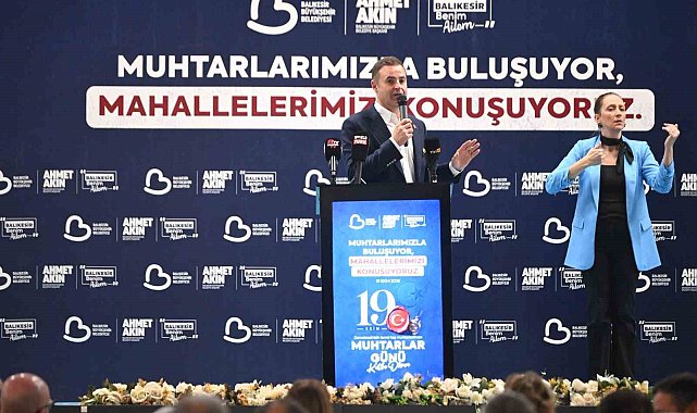 Başkan Akın muhtarlar ve aileleriyle bir araya geldi