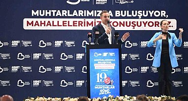 Başkan Akın muhtarlar ve aileleriyle bir araya geldi