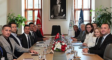Başkan Aras, Birleşik Krallık Büyükelçisi Anderson'ı ağırladı