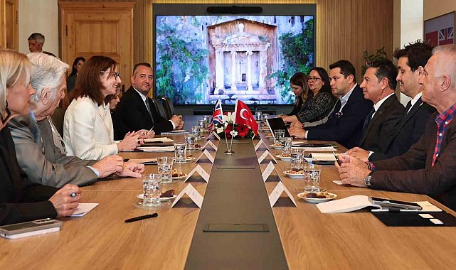Başkan Aras, Birleşik Krallık Büyükelçisi Jennifer Anderson'ı ağırladı