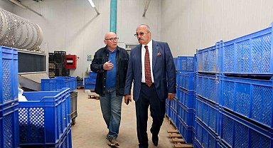 Başkan Arslan, Taşköprü OSB'deki fabrikaları ziyaret etti