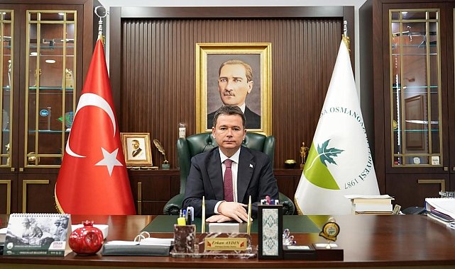 Başkan Aydın'dan 29 Ekim Cumhuriyet Bayramı mesajı