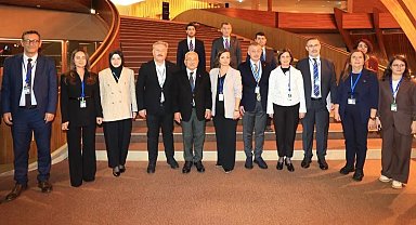 Başkan Büyükakın, Strazburg'da Türk heyetine başkanlık etti