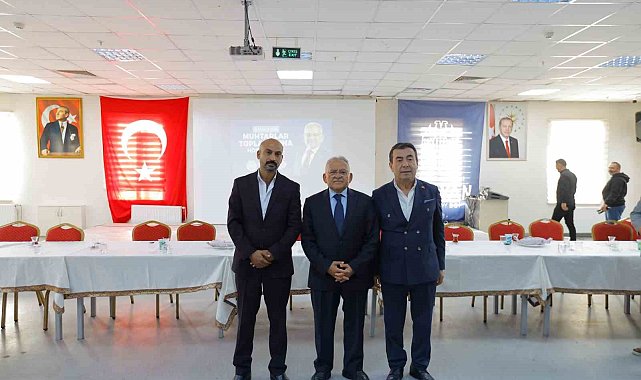 Başkan Büyükkılıç, Bünyan'da muhtarlarla istişare toplantısı yaptı