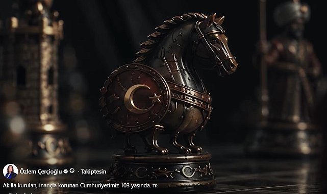 Başkan Çerçioğlu'nun 29 Ekim videosu sosyal medyada ilk sırada