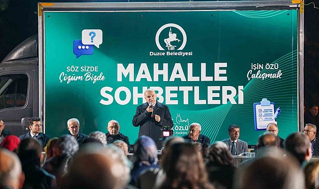 Başkan Faruk Özlü: "Düzce'nin sorunu benim sorunumdur"