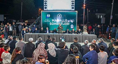 Başkan Özlü Ağa Mahallesine konuk oldu