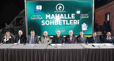 Başkan Özlü Sarayyeri Mahallesi'nde halkla buluştu