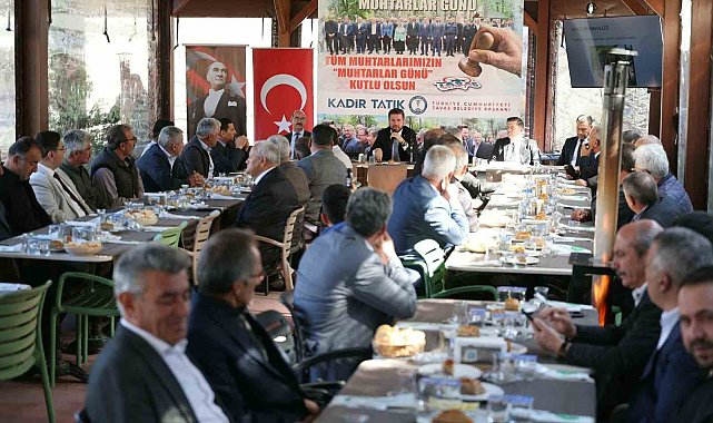 Başkan Tatık, Tavaslı muhtarlarla bir araya geldi