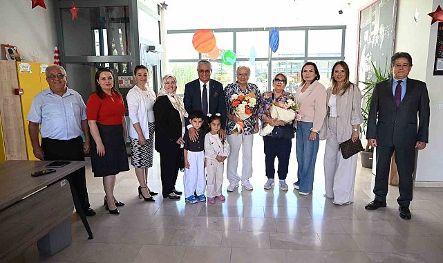 Başkan Topaloğlu hayırsever Akman çiftini ağırladı
