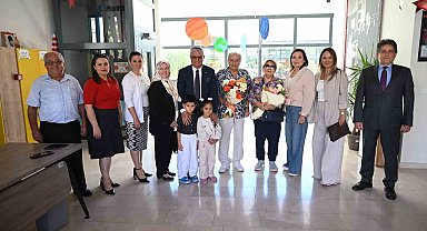 Başkan Topaloğlu hayırsever Akman çiftini ağırladı