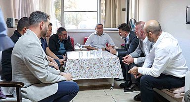 Başkan Vekili Biba acı günde vatandaşları yalnız bırakmadı