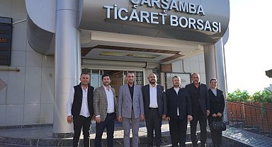 Başkan Yılmaz'ın gündeminde Çarşamba'nın ekonomik ve sosyal gelişimine katkı sağlayacak çalışmalar var
