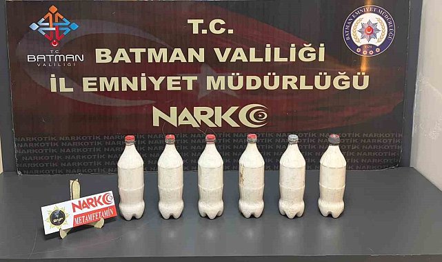 Batman'da 5 kilo metamfetamin ele geçirildi
