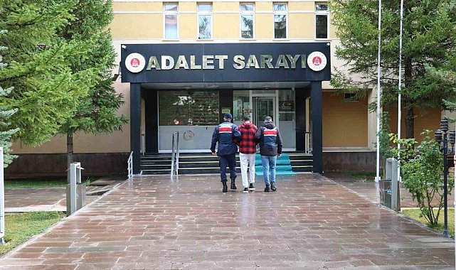 Bayburt'ta 9 yıl 2 ay 15 gün hapis cezası bulunan şahıs yakalandı
