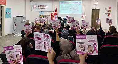 Bayburt'ta meme kanserinde erken teşhisin önemi anlatıldı