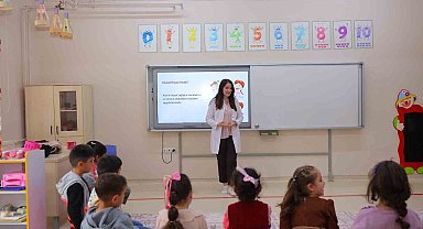 Bayburt'ta öğrenciler sağlık konusunda bilgilendirildi