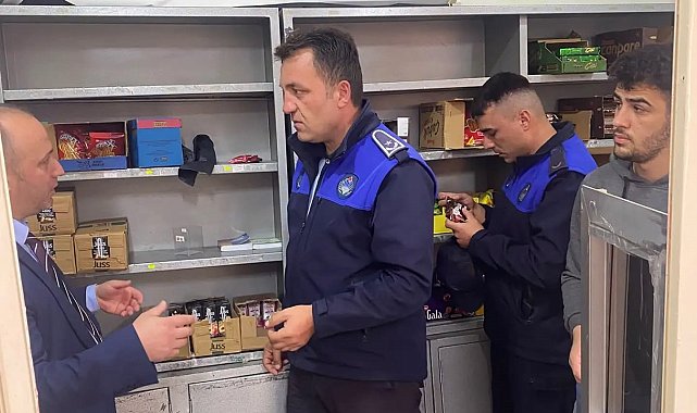 Bayburt'ta okul kantinlerine zabıta denetimi