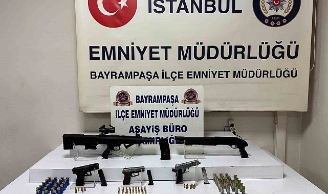 Bayrampaşa'da evinde çok sayıda mühimmat ele geçirilen şahıs gözaltına alındı