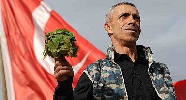 Beş dönümlük dağlık araziyi, tıbbi aromatik bitki bahçesine çevirdi