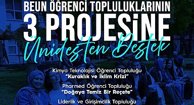 BEUN öğrenci topluluklarının 3 projesine ÜNİDES'ten destek