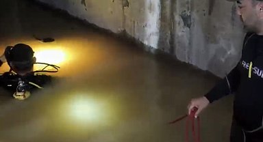 Beykoz'da kuyuya düşen işçinin çıkarılma görüntüleri ortaya çıktı