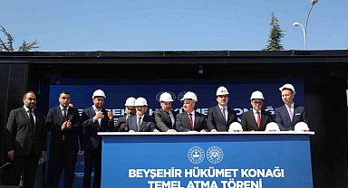 Beyşehir Hükümet Konağı'nın temeli atıldı, açılışlar yapıldı