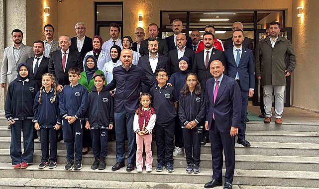 Bilal Erdoğan'dan Nezahat Özdemir İmam Hatip Ortaokulu'na ziyaret