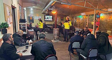 Bilecik'te 25 traktör sürücüsüne trafik eğitimi