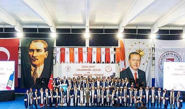Bilecik'te Cübbe Giyme Töreni büyük coşkuyla gerçekleştirildi