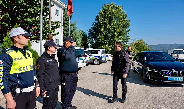 Bilecik'te emniyet birimlerinin çalışmalarına inceleme