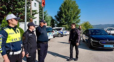 Bilecik'te emniyet birimlerinin çalışmalarına inceleme