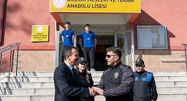 Bilecik'te okul güvenliği için emniyet devrede