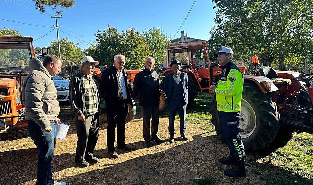 Bilecik'te traktör sürücülerine hayati uyarı