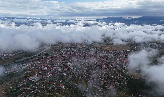 Bingöl'de bulutlar yeryüzüyle buluştu, ortaya eşsiz görüntüler çıktı