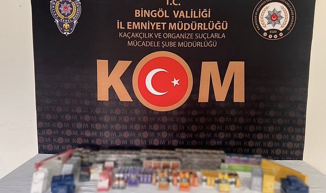 Bingöl'de kaçak sigara operasyonu: Çok sayıda ürün ele geçirildi
